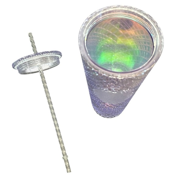 Starbucks Holiday ‘22 Limited Iridescent Unicorn Jeweled Tumbler 24 oz Venti Cup - Picture 6 of 9